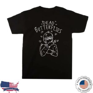 Deadbutterfliesband Merch Store Butterfly Eyes T-Shirt Milkcrate