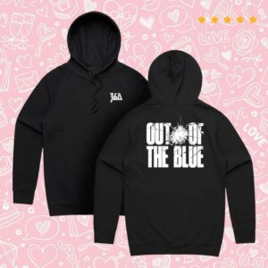 360Music Merch Store 360 ‘Out Of The Blue’ Black Hoodie White 360