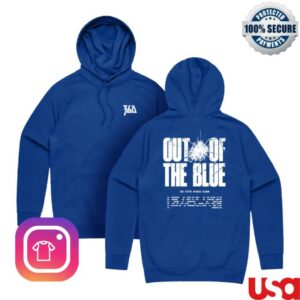360Music Merch Store 360 Out Of The Blue Blue Hoodie 360 White