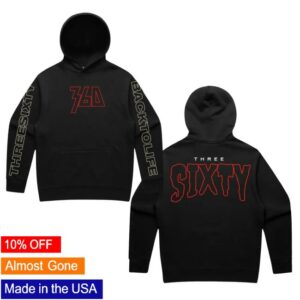 360Music Merch Store 360 The Original Hoodie Black