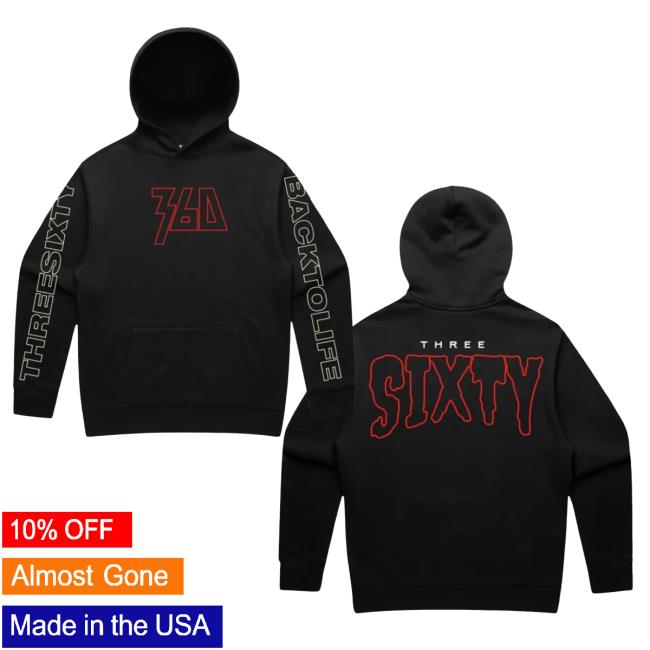 360Music Merch Store 360 The Original Hoodie Black 2 360Music Merch Store 360 The Original Hoodie Black