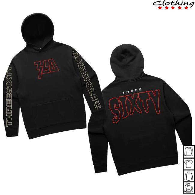 360Music Merch Store 360 The Original Hoodie Black 3 360Music Merch Store 360 The Original Hoodie Black