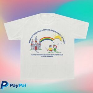 Fantasy Initiative Store Merch Warm Fires Bright Faces Perilous Quests Forgotten Places Shirt