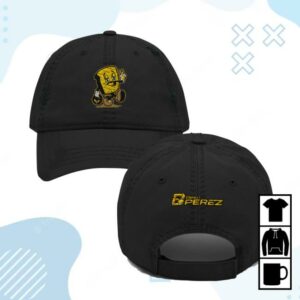 Bradperez Merch Store Bread Guy Distressed Dad Hat