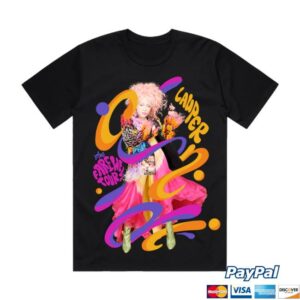Cyndi Lauper Merch Store 2025 Swirl Tour Tee