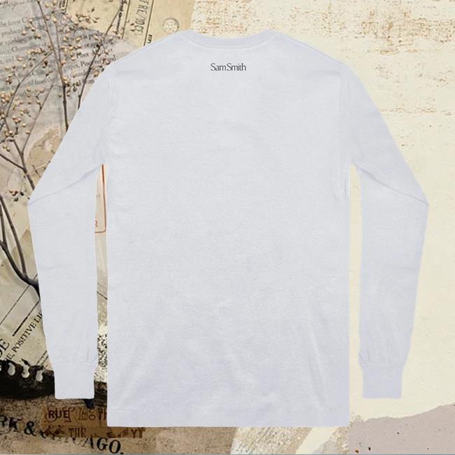 Sam Smith Merch Store Flowers Longsleeve T-Shirt 4 Sam Smith Merch Store Flowers Longsleeve T-Shirt