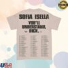 Sofia Isella Merch Store Shop Natural Face World Tour T-Shirt