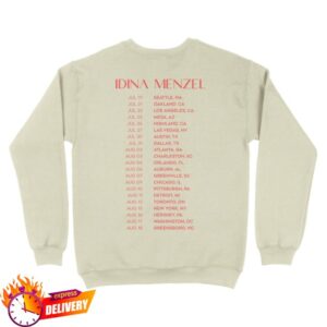 Idina Menzel Store Merch Take Me Or Leave Me Tour Puff-Print Crewneck