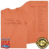 Idina Menzel Store Merch Take Me Or Leave Me Tour Tee Heather Orange
