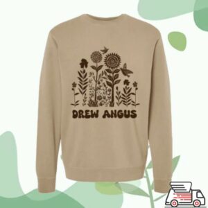 Drew Angus Official Store Wildflowers Crewneck