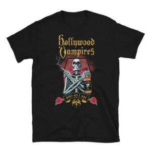Hollywood Vampires Store Merch Bad As I Am T-Shirt