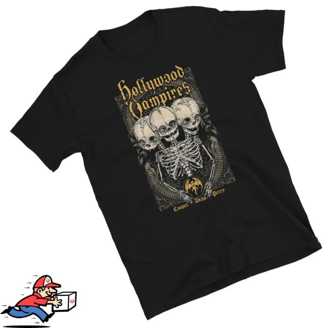 Hollywood Vampires Merch Store Shop Conjoined Skeleton Tee 3 Hollywood Vampires Merch Store Shop Conjoined Skeleton Tee