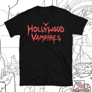 Hollywood Vampires Merch Store Shop Hollywood Vampires Logo T-Shirt