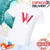 Women's Pro Baseball League Merch Store Giant W Logo Tee White