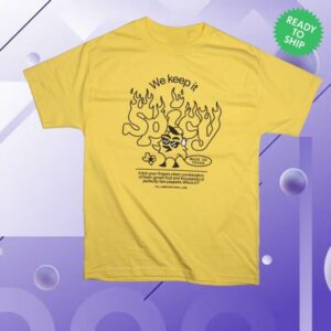 Yellowbird Foods Merch Store Spicy T-Shirt In Yellow