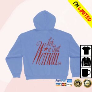 Heyrolemodel Store Merch Look At That Woman Zip Up Hoodie