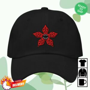 Netflix Store Merch Stranger Things Embroidered Dad Hat Demogorgon