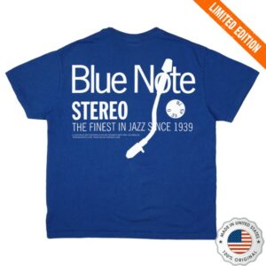 Blue Note Store Merch Blue Note X Online Ceramics Blue T-Shirt