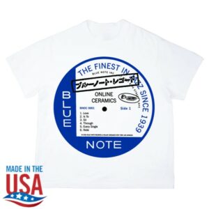 Blue Note Store Merch Blue Note X Online Ceramics White T-Shirt