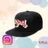 Ghost Store Merch Red Logo Snapback Cap