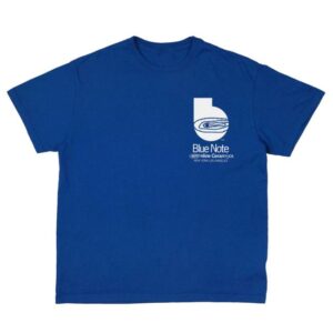 Blue Note Records Merch Store Blue Note X Online Ceramics Blue T-Shirt