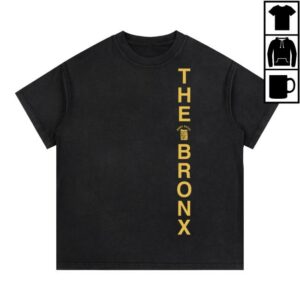 Bronx Native Shop Merch The Bronx Flower Vintage Wash Cotton T-Shirt