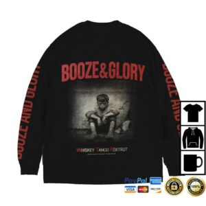 Xtreme Merch Store Booze And Glory Whiskey Tango Foxtrot Long Sleeve T Shirt