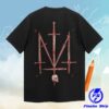 Riot Division Store Merch Trident Of Blades T-Shirt Red-Trd Bdts Black