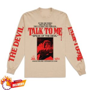 A24films Merch Store Online Ceramics X Talk To Me 91 Seconds Long Sleeve