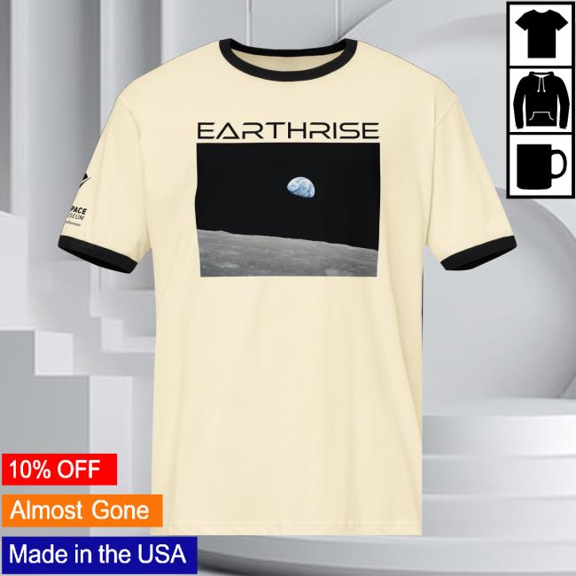 Artemis Merch Store Earthrise Ringer Tee 2 Artemis Merch Store Earthrise Ringer Tee