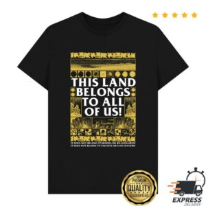 Black Lodge Press Store Merch This Land Belongs To All Of Us T-Shirt
