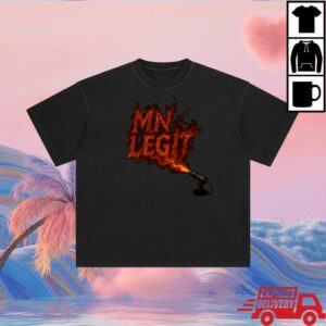 Mn Legit Store Merch Legit Flame Tee