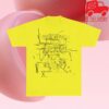 Rosalia Store Merch Music Notes Yellow Tee