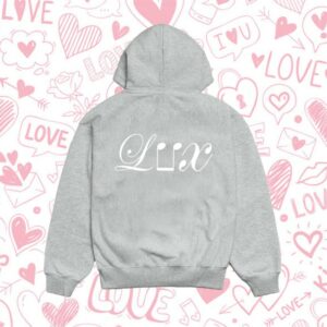 Rosalia Store Merch Lux Logo Zip Hoodie