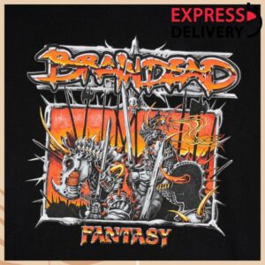 Brain Dead Store Merch Brain Dead Fantasy Games Gomze Knight T-Shirt – Black