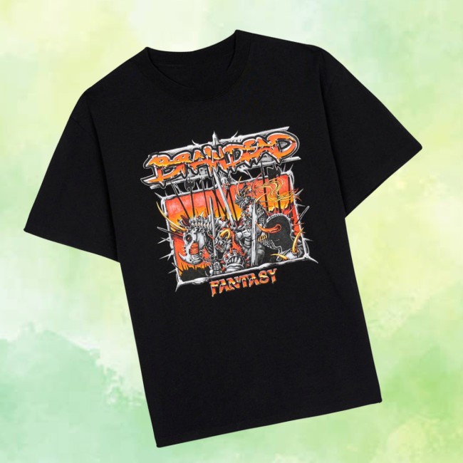 Brain Dead Store Merch Brain Dead Fantasy Games Gomze Knight T-Shirt – Black Brain Dead Store Merch Brain Dead Fantasy Games Gomze Knight T-Shirt – Black