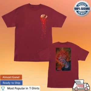 Cannibal Corpse Store Merch Cannibal Corpse X Creature Blood Trail T-Shirt (Cardinal Red)