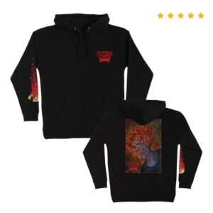 Cannibal Corpse Store Merch Cannibal Corpse X Creature Blood Trail Pullover Hoodie (Black)