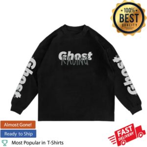 Official Ghost Racing Store Merch Ghost Reflective Long Sleeve – Black