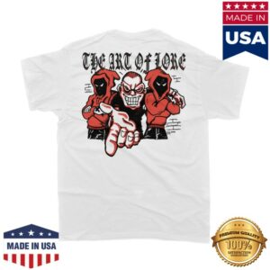Closed Casket Activities Store Merch Hardlore – Art Of The Lore White T-Shirt
