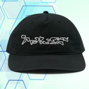 Aphex Twin Store Merch Aphex Script Logo Cap Black