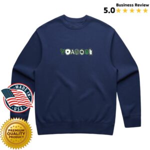 Yoasobi Store Merch Shop Puff Logo Blue Crewneck