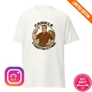 Adam Carolla Merch Store White Carolla Construction T Shirt