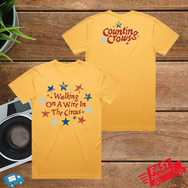 Counting Crows Store Merch Walking On A Wire T-Shirt 5 Counting Crows Store Merch Walking On A Wire T-Shirt