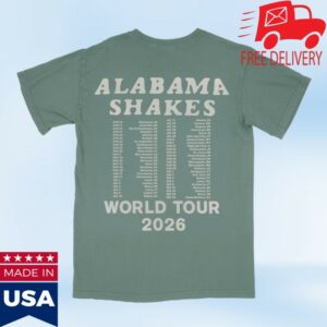 Alabama Shakes Store Merch 2026 Tour Tee