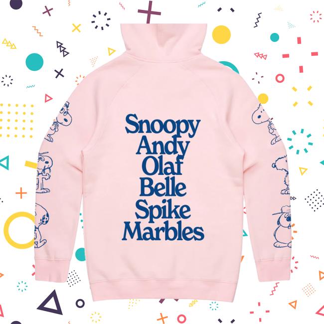 Super7 Merch Store Snoopy & Spike Olaf & Andy And Family Hoodie 4 Super7 Merch Store Snoopy & Spike Olaf & Andy And Family Hoodie