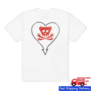 Epitaph Merch Store Alkaline Trio Heartskull Tone T-Shirt