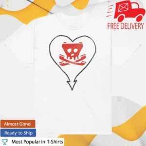 Epitaph Records Merch Store Alkaline Trio Heartskull Tone T-Shirt