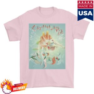 Bjork Store Merch Official Cornucopia T-Shirt Dark Pink