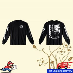 Forward Observations Store Merch Coat Of Arms Heavy Weight Black Long Sleeve